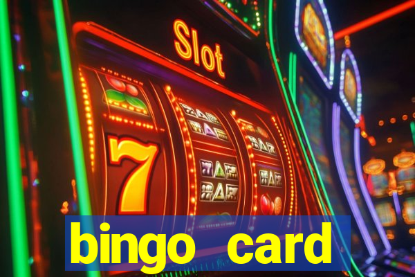 bingo card generator with pictures
